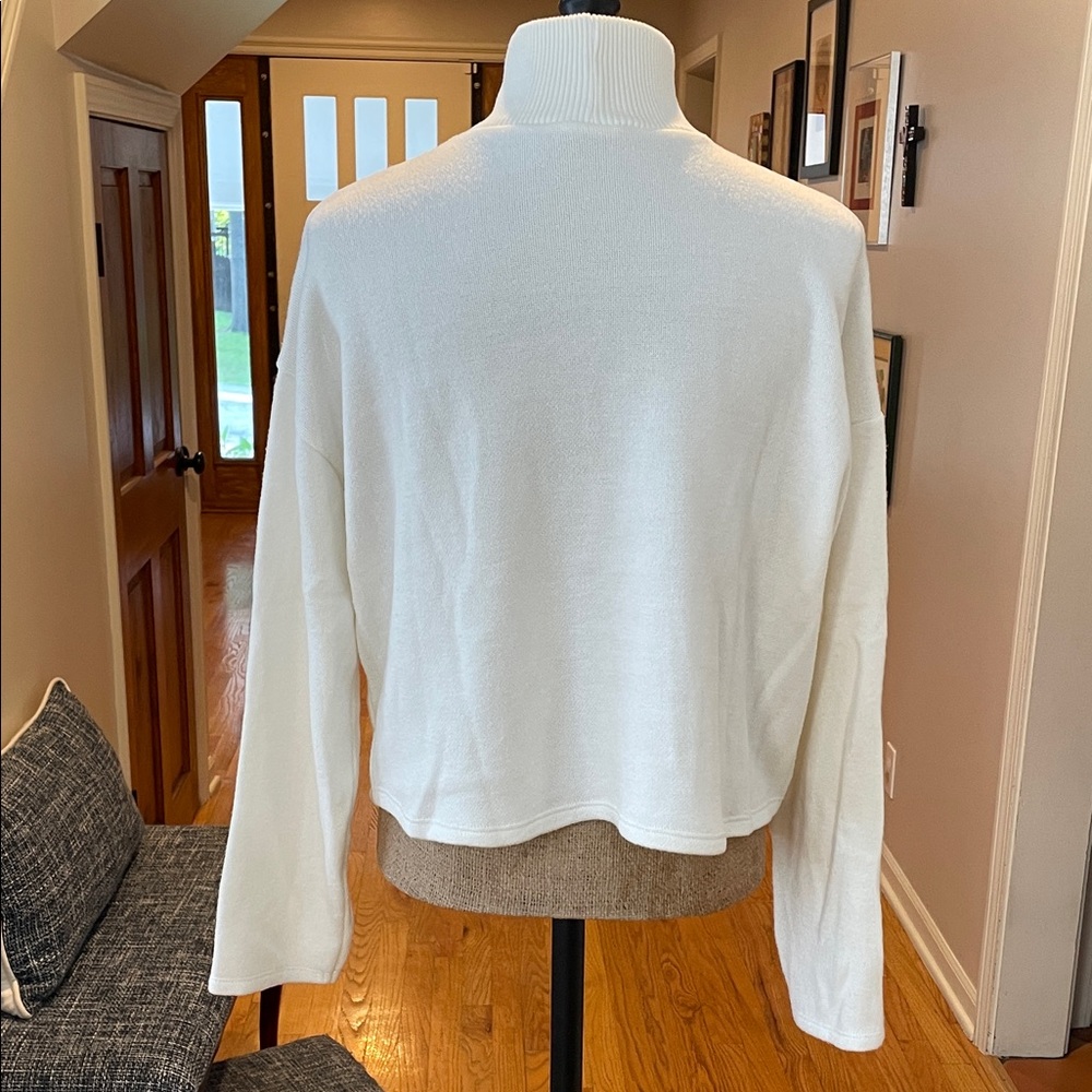 Zara Off-white Turtleneck Sweater - Picture 2 of 3